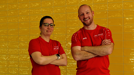 Foto van Cheryl Blom en Thom van Santen