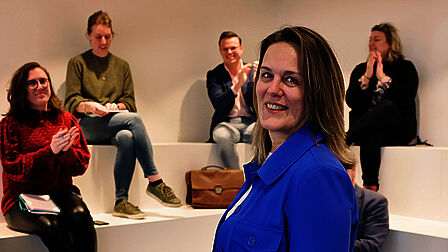 Foto van Judy Kamsteeg en collega's